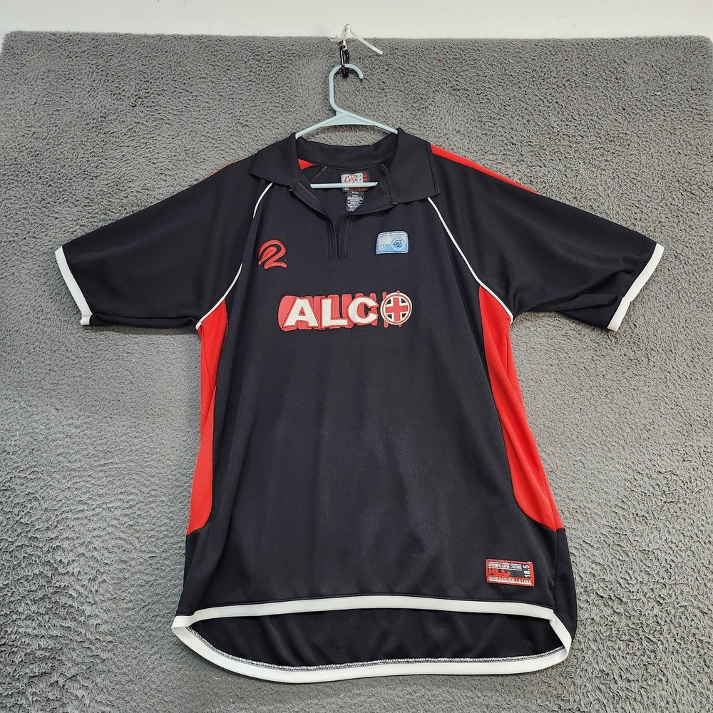 ALC Generacion Latina Polo Shirt Mens XL Black 18.5 Jersey Latin Culture